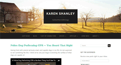 Desktop Screenshot of karenshanley.com