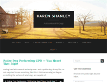 Tablet Screenshot of karenshanley.com